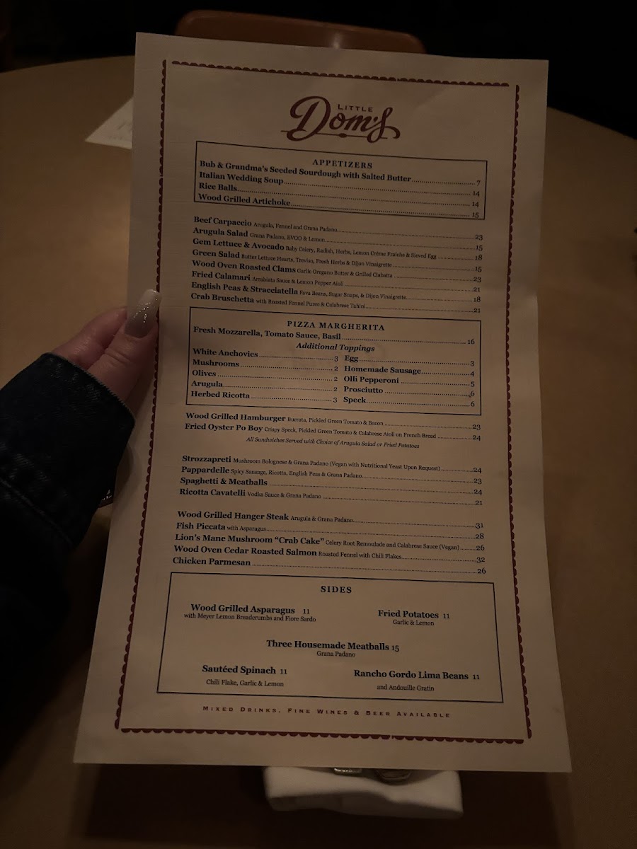 Little Dom's Menu - Image 2