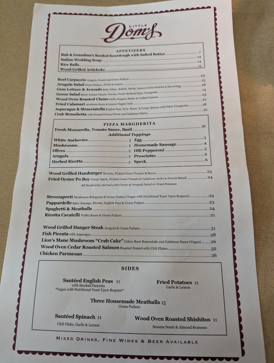 Little Dom's Menu - Image 5