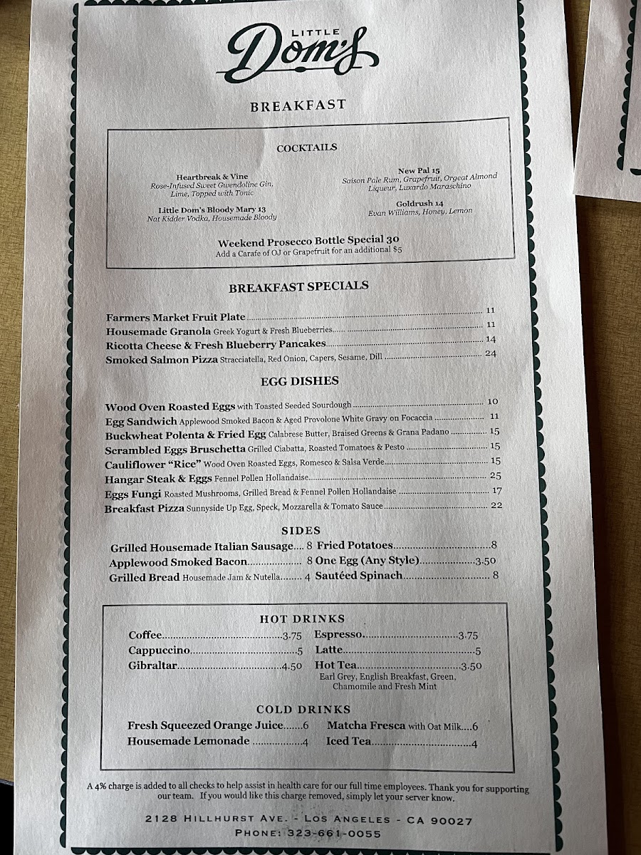 Little Dom's Menu - Image 6